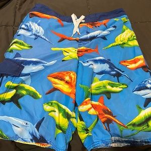 Joe Boxer Kids Sharks Swimming Trunks